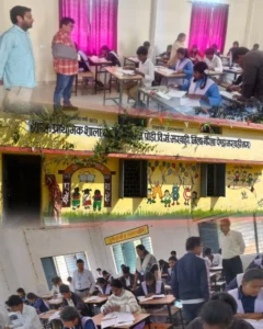 जिला शिक्षा अधिकारी ने किया बोर्ड परीक्षा केन्द्रों का औचक निरीक्षण, व्यवस्थाओं का लिया जायजा