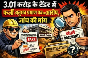 GPM में निर्माण टेंडर पर मचा बवाल, फर्जी हस्ताक्षर और अप्रमाणित दस्तावेजों से पात्रता हासिल करने का गंभीर आरोप