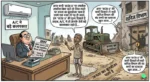 ​”पत्रकार साहब का ए/सी और जनता का बुलडोजर दिखा नहीं..?”