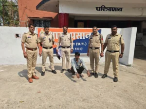 जमीन बंटवारे के विवाद में बड़े भाई ने ली छोटे की जान, पसान पुलिस ने घेराबंदी कर फरार आरोपी को किया गिरफ्तार, न्यायिक रिमांड पर भेजा गया जेल