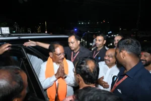 बंगाल में ऐतिहासिक जीत पर रायपुर में जश्न: मुख्यमंत्री श्री विष्णु देव साय का भव्य स्वागत