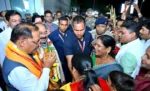 पश्चिम बंगाल में भाजपा की ऐतिहासिक विजय के बाद मुख्यमंत्री श्री विष्णुदेव साय का रायपुर आगमन पर भव्य स्वागत