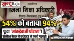 “54% को 94% बताकर वाहवाही लूटने की कोशिश!”स्वामी आत्मानंद स्कूलों की समीक्षा बैठक में फूटा ‘आंकड़ेबाजी घोटाला’, कलेक्टर ने बैठक में ही पकड़ ली गड़बड़ी