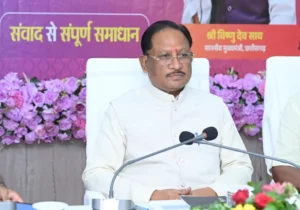 शासकीय योजनाओं का लाभ हर पात्र परिवार तक पहुंचे, प्रशासन संवेदनशीलता और जवाबदेही के साथ करे कार्य : मुख्यमंत्री श्री विष्णुदेव साय