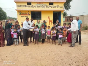 शाला प्रवेशोत्सव सह न्योता भोज का हुआ भव्य आयोजन, नवप्रवेशी बच्चों का किया गया आत्मीय स्वागत