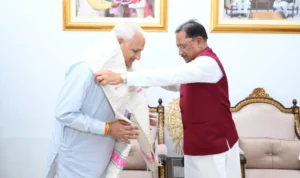 मुख्यमंत्री श्री विष्णुदेव साय से लघु उद्योग भारती के प्रतिनिधिमंडल ने की सौजन्य मुलाकात : 14वें इंडिया इंडस्ट्रियल फेयर की तैयारियों पर हुई चर्चा
