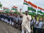 गोबरीपाट में प्रबल प्रताप सिंह जूदेव के नेतृत्व में निकली भव्य तिरंगा यात्रा