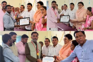 सांसद ज्योत्सना महंत ने मीडिया जगत में उत्कृष्ट योगदान के लिए पत्रकारों को किया सम्मानित,