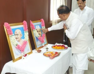 सत्य, अहिंसा और सादगी के आदर्श हमें राष्ट्रसेवा की प्रेरणा देते रहेंगे : मुख्यमंत्री श्री विष्णु देव साय