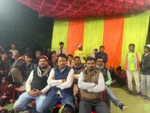 तेंदुमुडा में भव्य सांस्कृतिक कार्यक्रम का आयोजन, जिला पंचायत सदस्य पवन पैकरा हुए शामिल