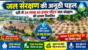 जल संरक्षण की अनूठी पहल: दर्री में 24 लाख 30 हजार लीटर जल संग्रहण की क्षमता विकसित